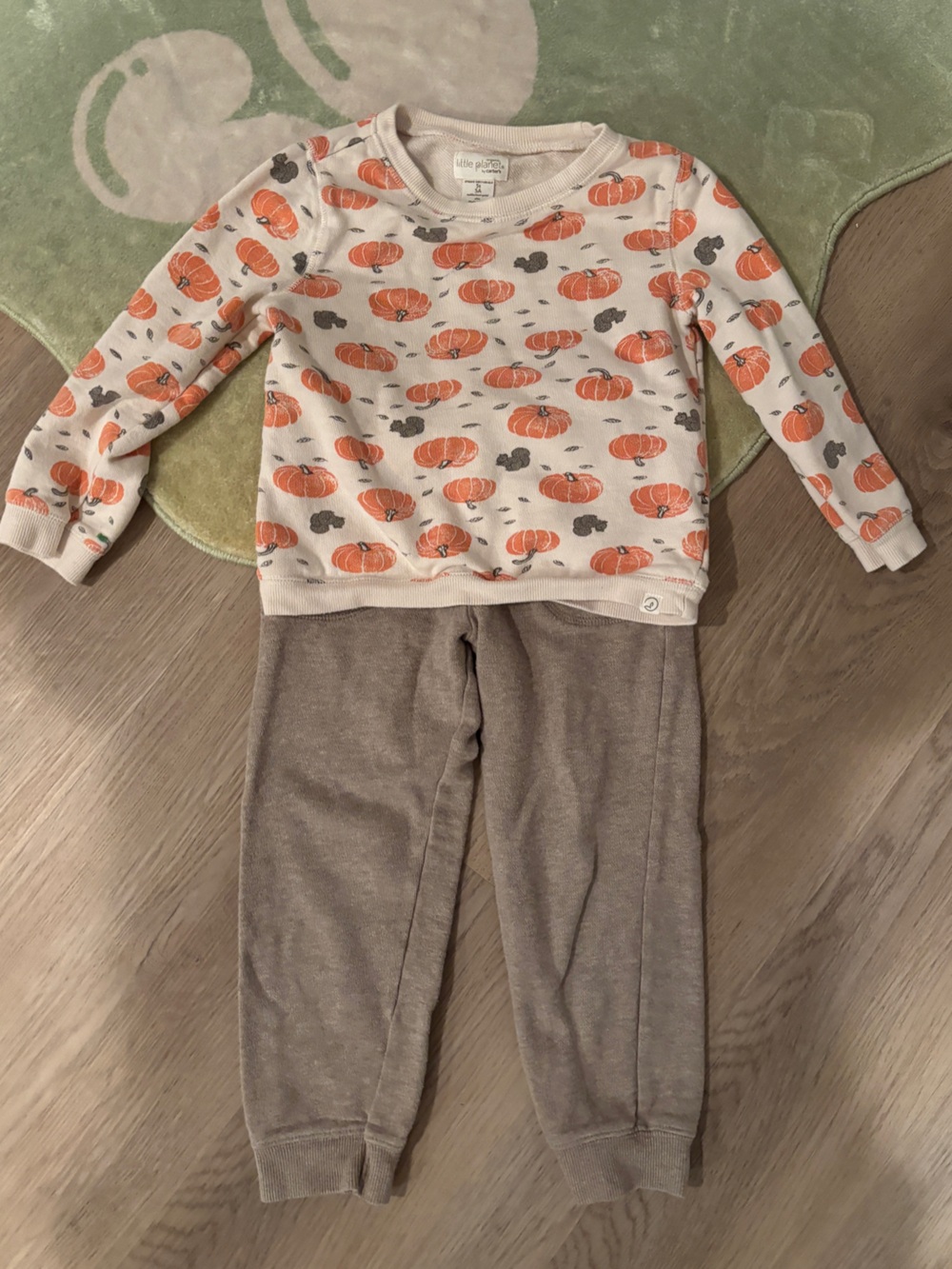 Carter’s Little Planet Organic Cotton Pumpkin Print Sweatshirt & Sweatpants Set